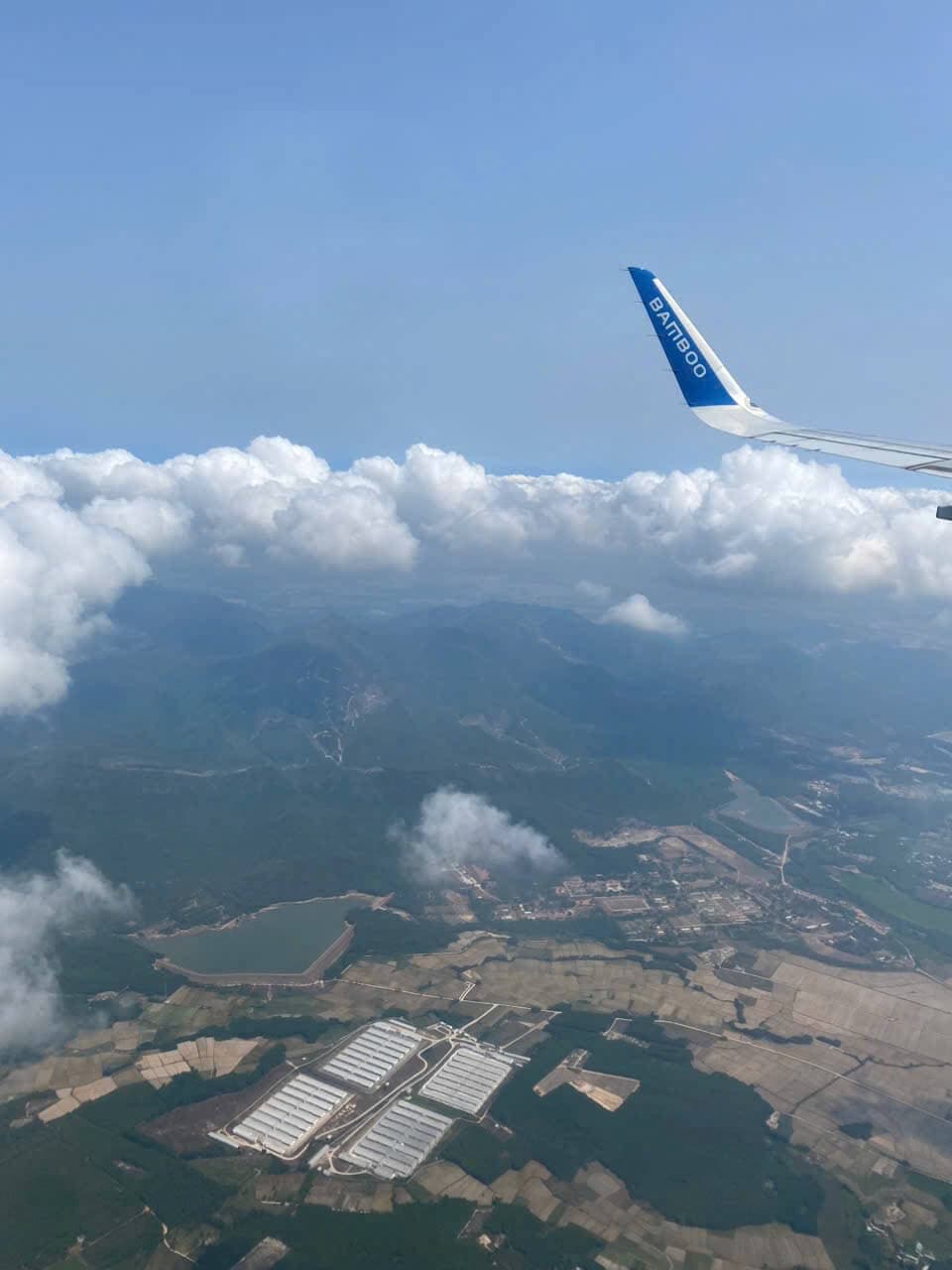 Aerial view of a factory complex in Vietnam